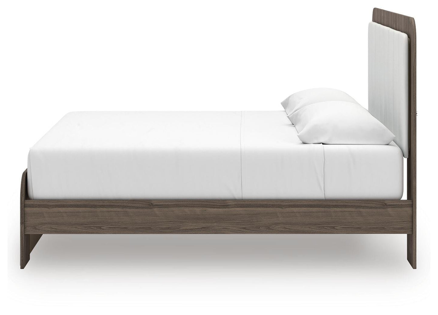 Kendanport King Upholstered Bed, Dresser and Mirror