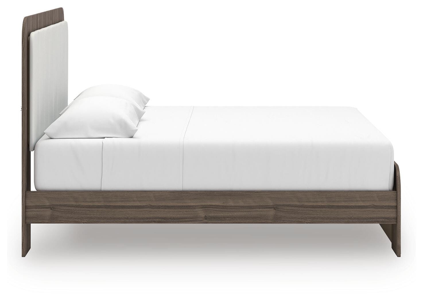 Kendanport King Upholstered Bed, Dresser and Mirror