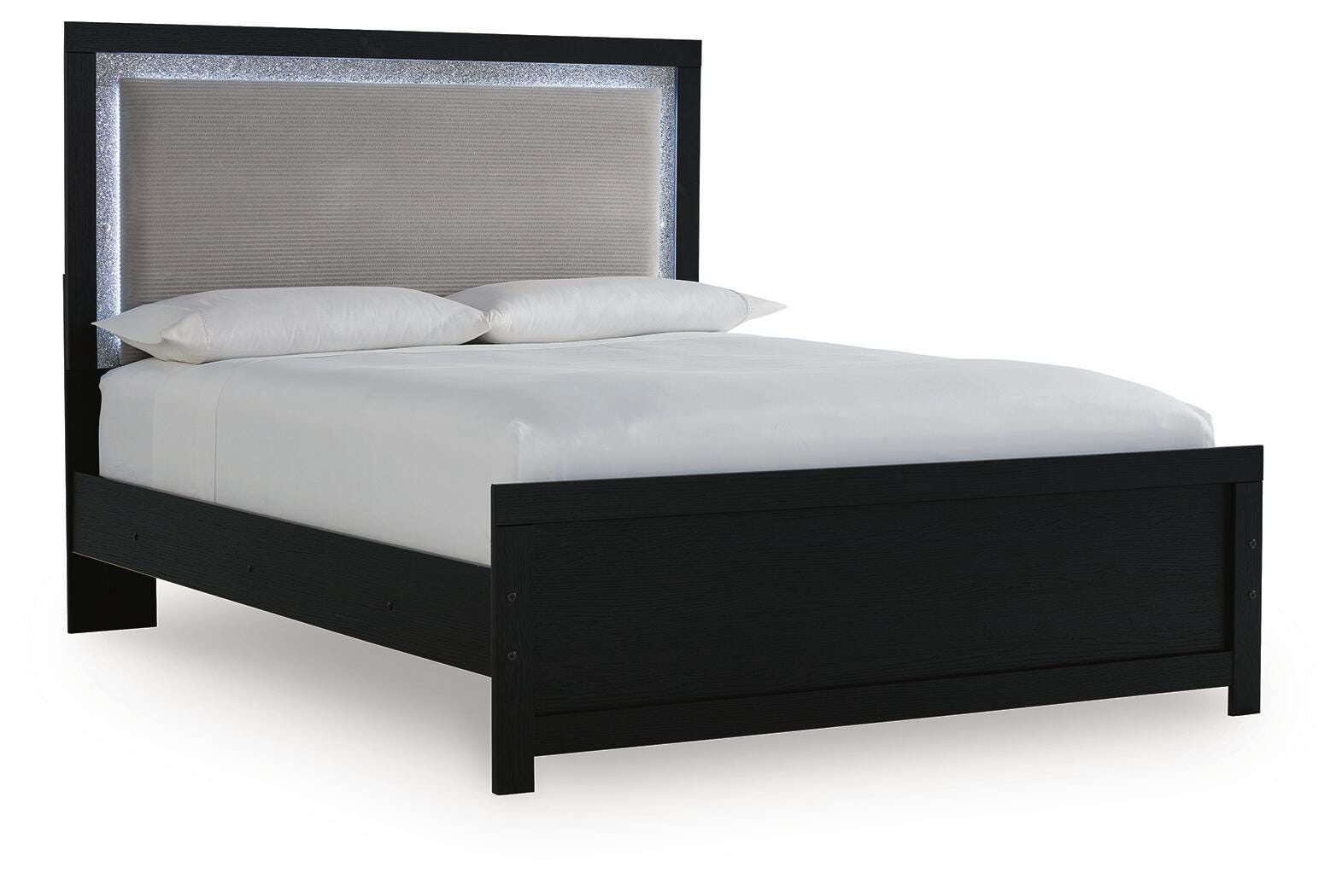 Maeling Queen Upholstered Panel Bed, Dresser and Mirror (1115) Signature Design by Ashley® Bedroom