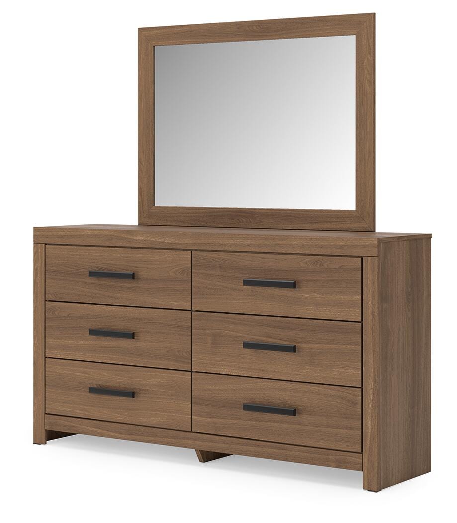 Broachmyn Full Panel Bed, Dresser and Mirror