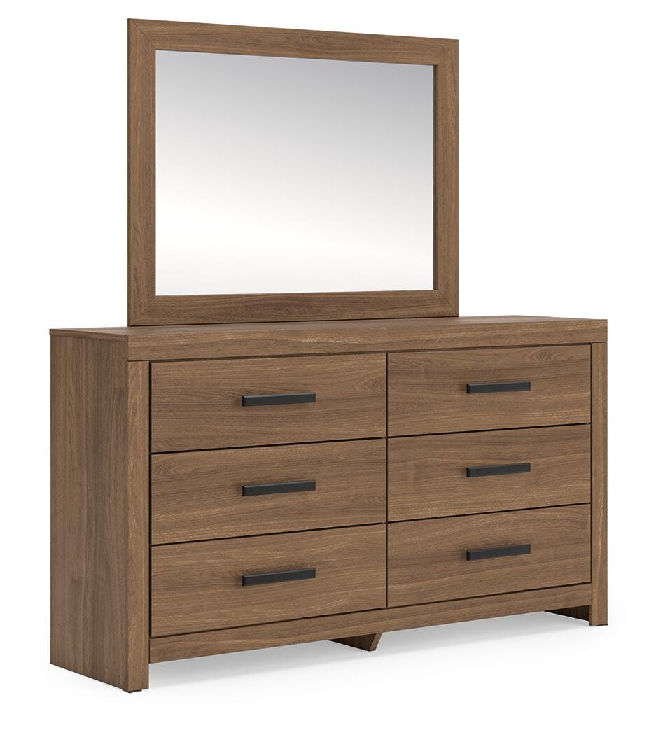 Broachmyn Full Panel Bed, Dresser and Mirror