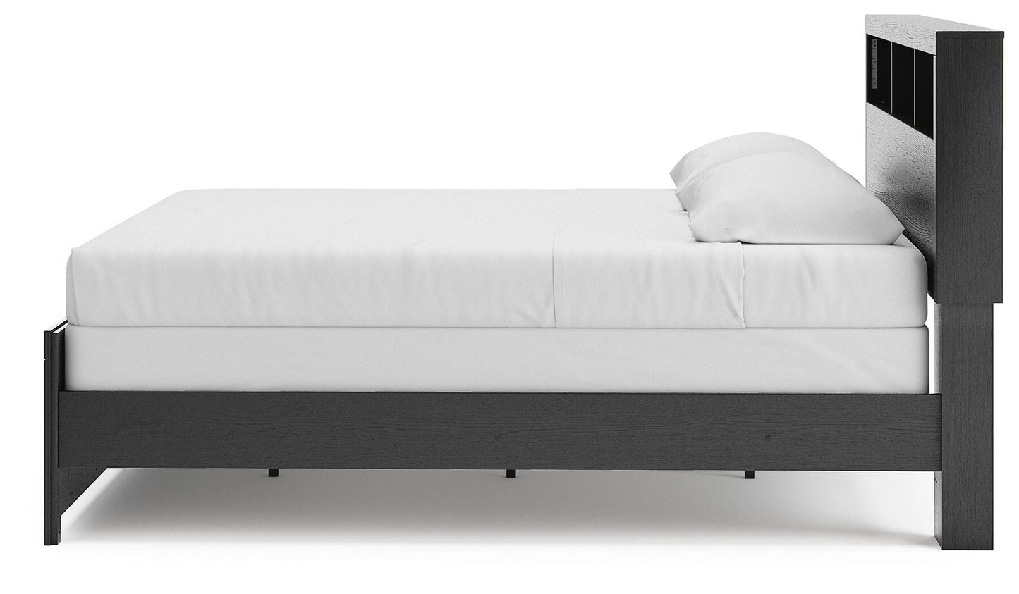 Broachmyn King Bookcase Panel Bed