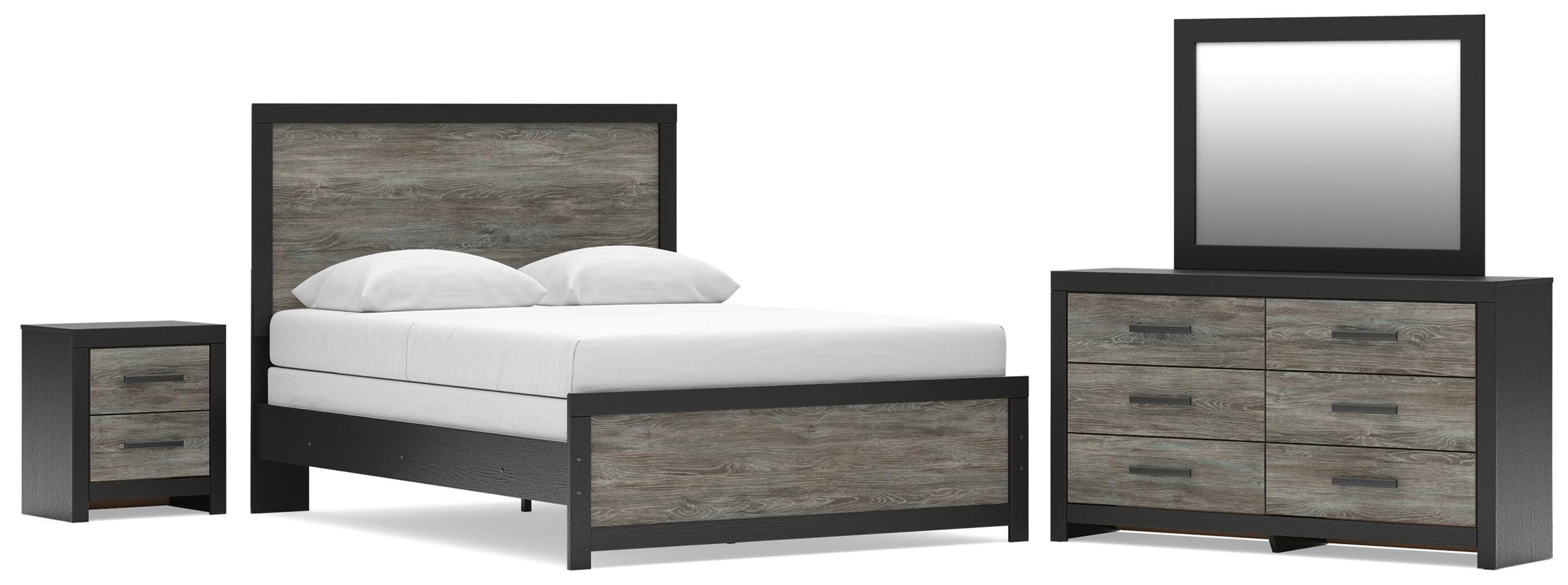 Broachmyn Queen Bed, Dresser, Mirror and Nightstand (1118) Signature Design by Ashley® Bedroom