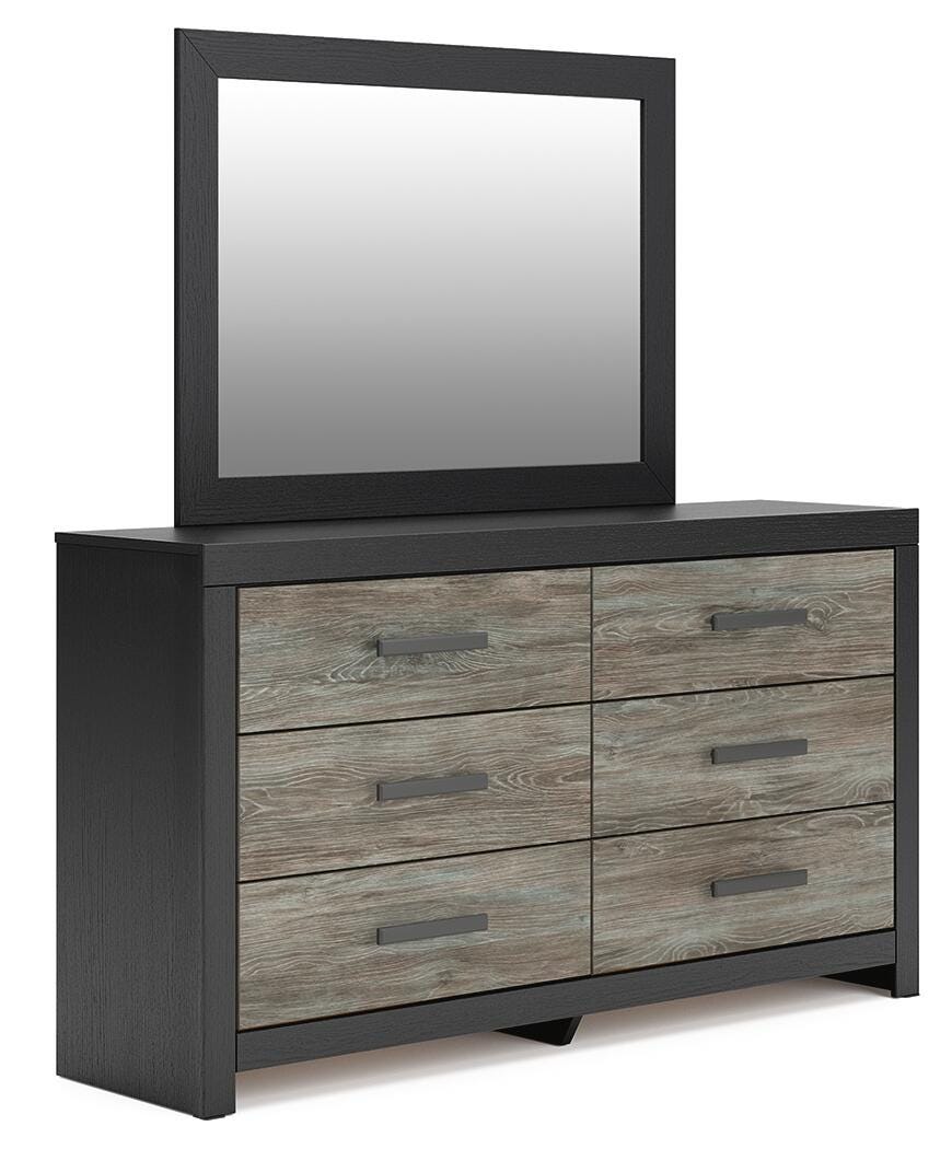 Broachmyn Queen Panel Bed, Dresser and Mirror