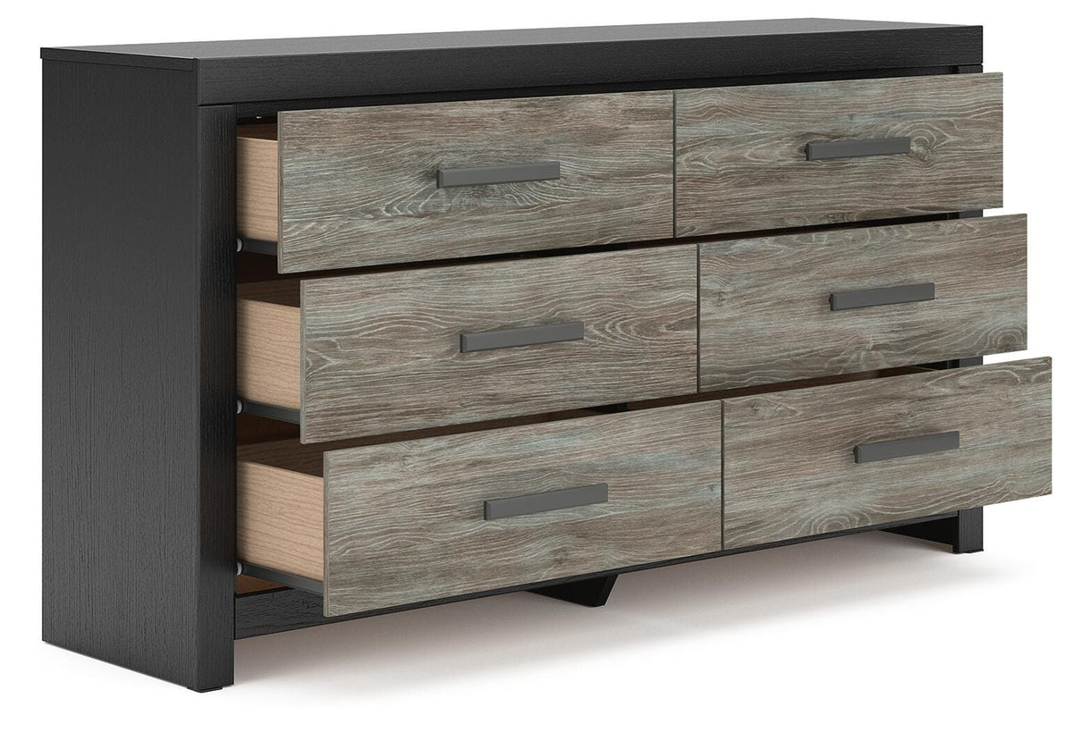 Broachmyn Queen Panel Bed, Dresser and Nightstand (1118) Signature Design by Ashley® Bedroom