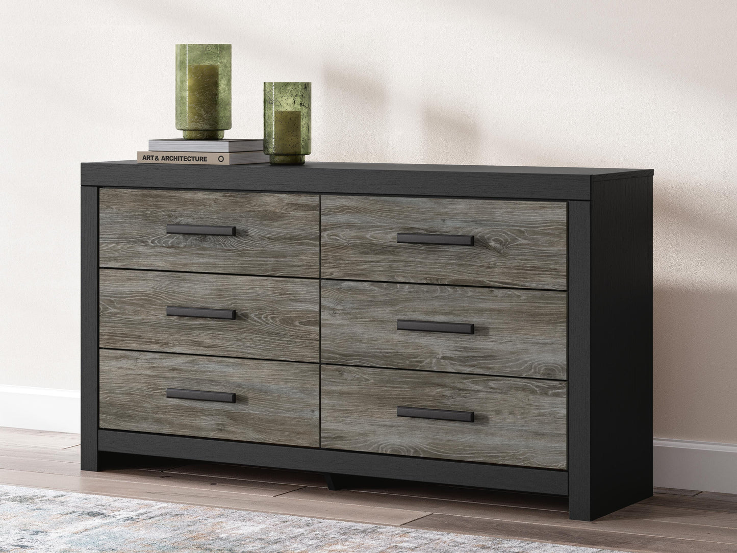 Broachmyn Queen Lighted Bookcase Bed, Dresser and Nightstand Signature Design by Ashley® Bedroom