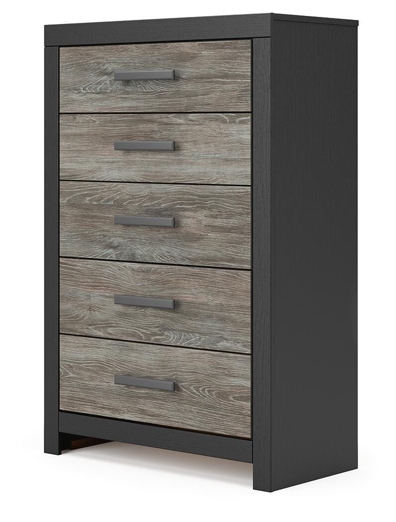 Broachmyn Queen Lighted Bookcase Bed, Chest and Nightstand Signature Design by Ashley® Bedroom