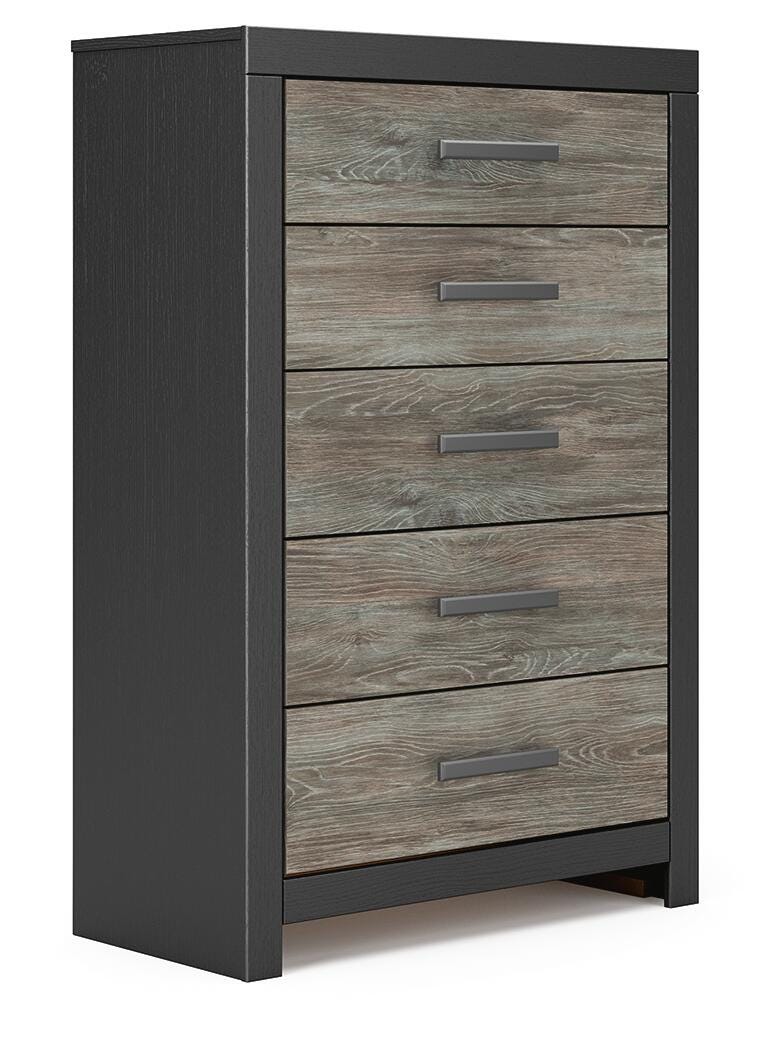Broachmyn Queen Lighted Bookcase Bed, Chest and Nightstand Signature Design by Ashley® Bedroom