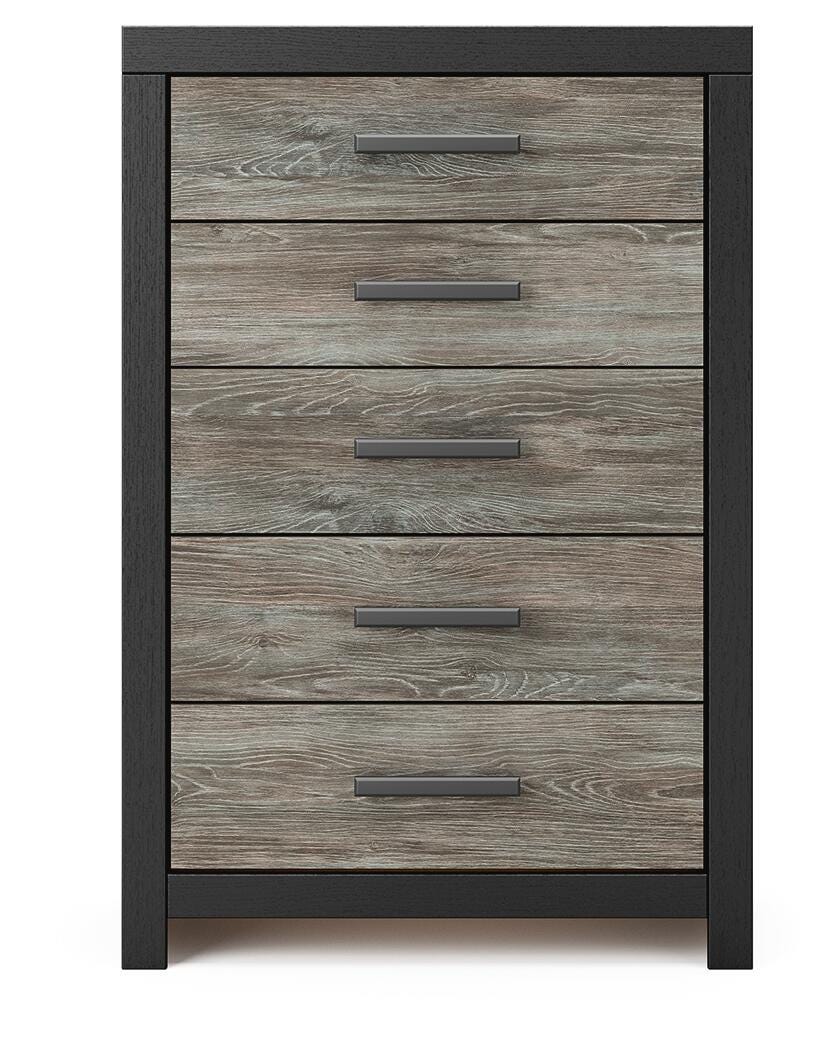 Broachmyn Queen Lighted Bookcase Bed, Chest and Nightstand Signature Design by Ashley® Bedroom