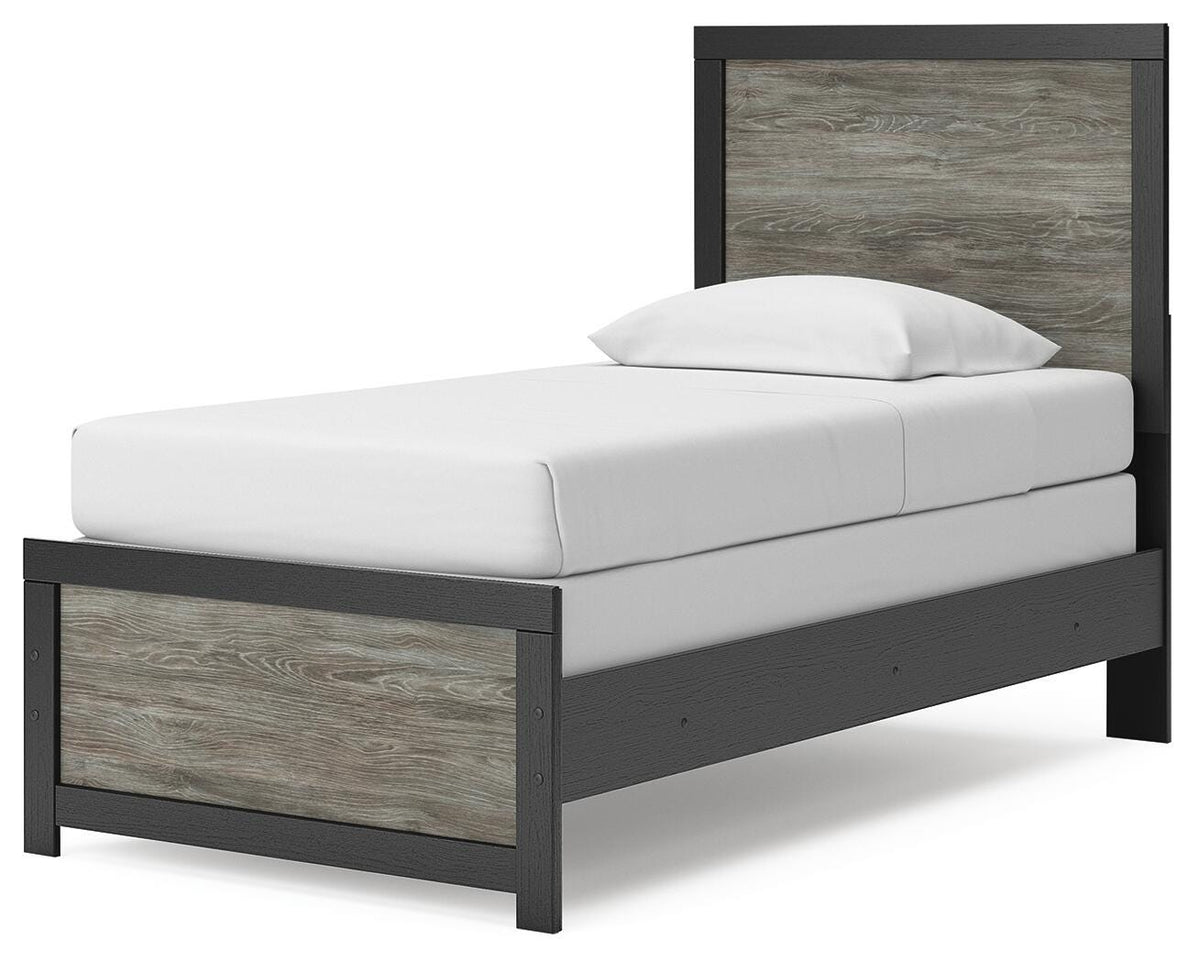 Broachmyn Twin Panel Bed, Dresser and Mirror (1118 Program) Signature Design by Ashley® Bedroom