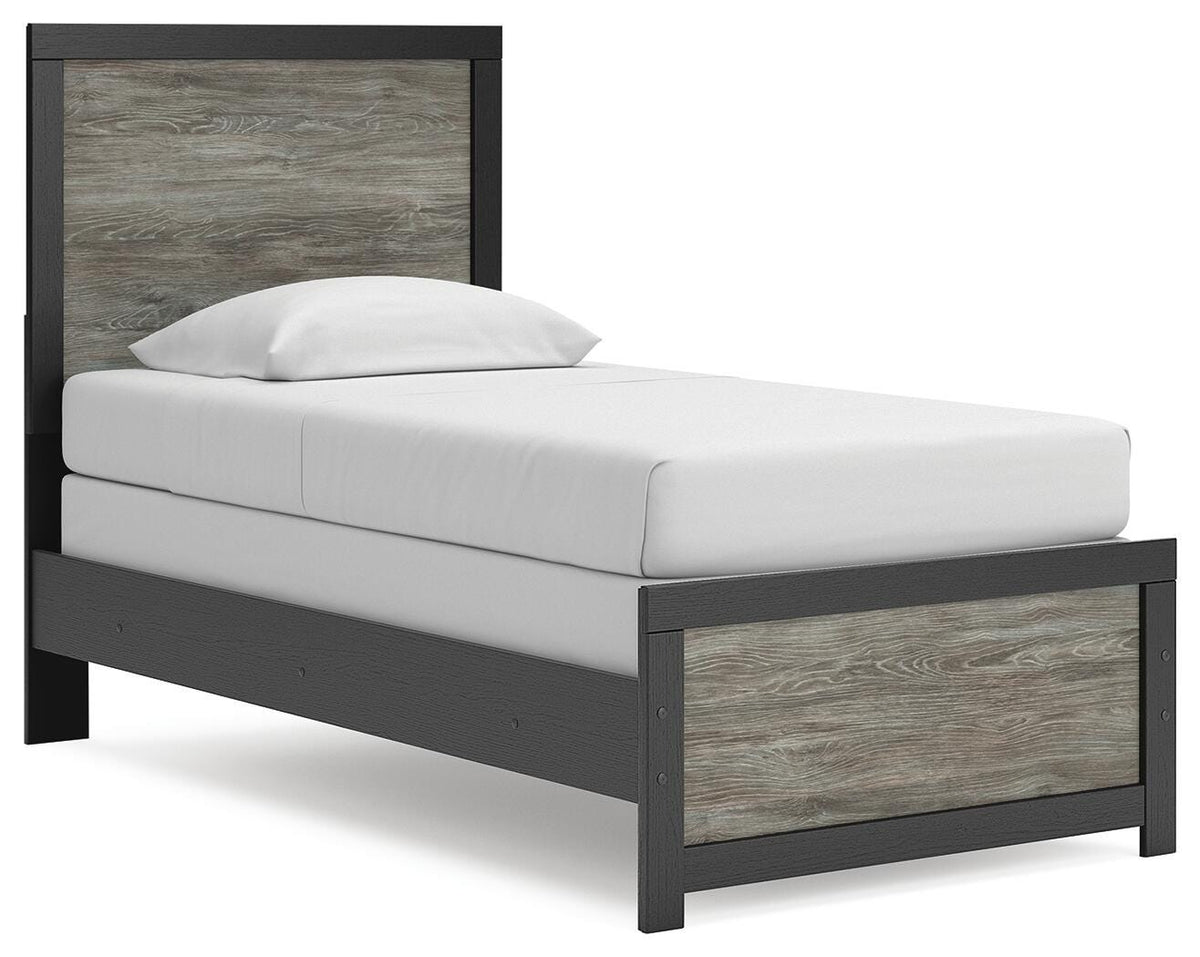 Broachmyn Twin Panel Bed, Dresser and Mirror (1118 Program) Signature Design by Ashley® Bedroom
