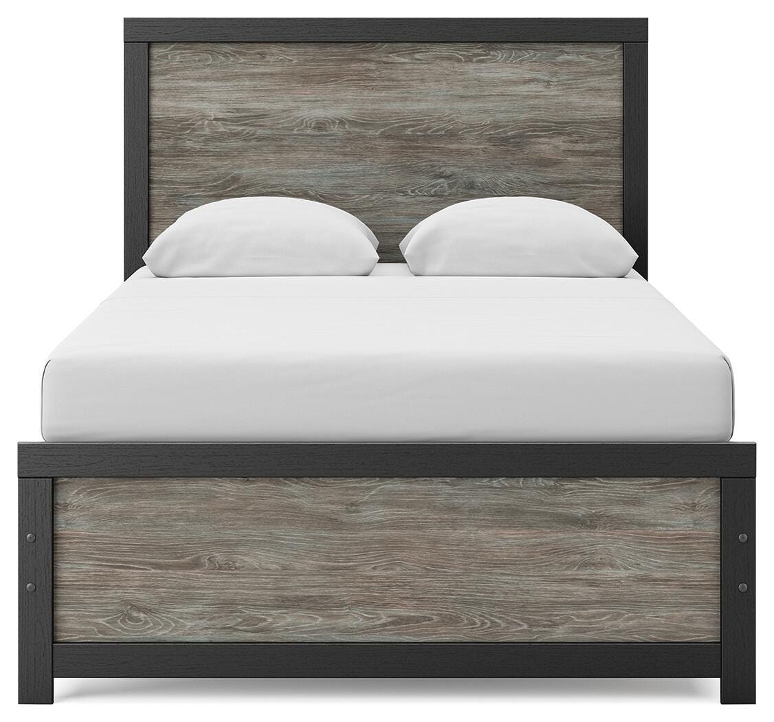 Broachmyn Full Panel Bed, Dresser and Mirror