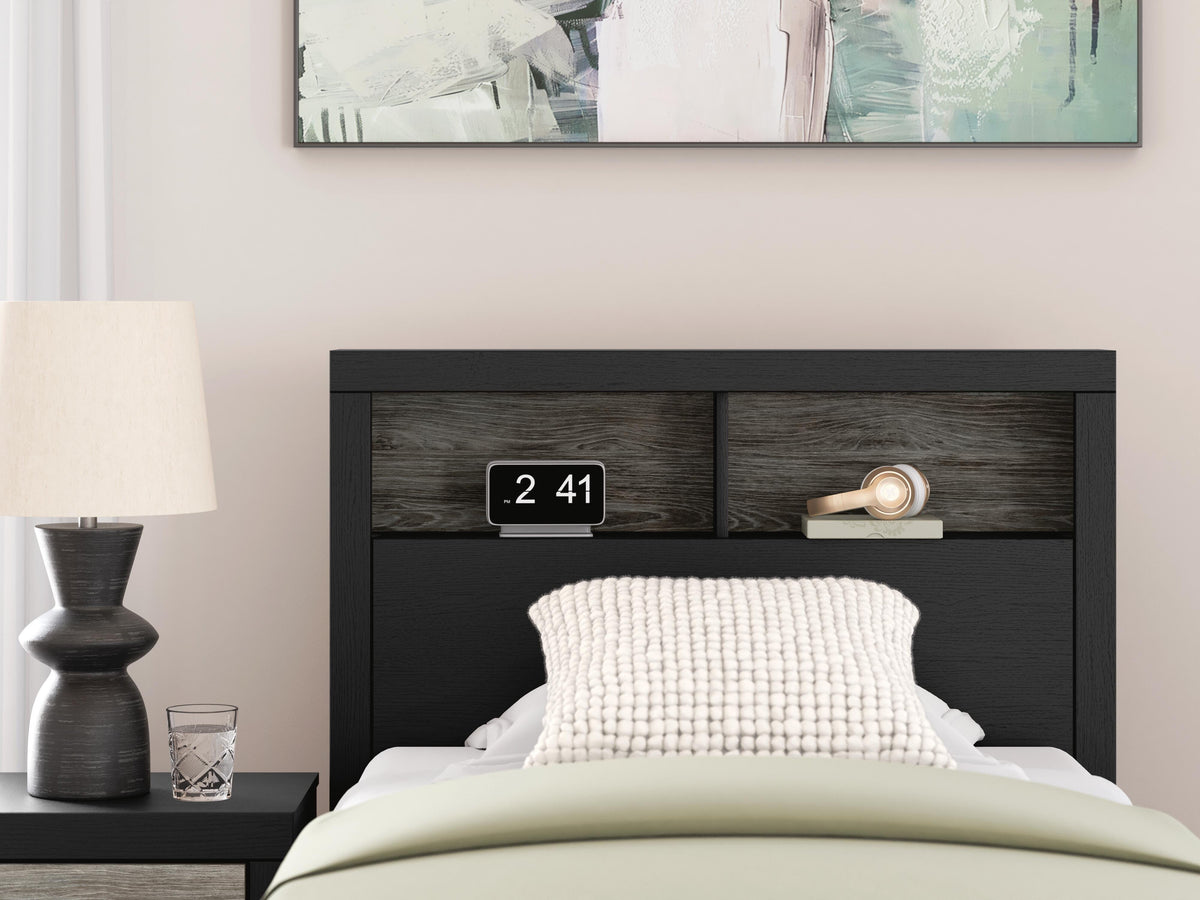 Broachmyn Twin Bookcase Bed, Dresser and Mirror — 3-Piece Signature Design by Ashley® Bedroom