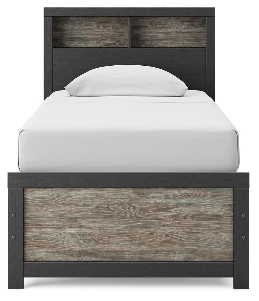 Broachmyn Twin Bookcase Bed, Dresser and Mirror — 3-Piece Signature Design by Ashley® Bedroom