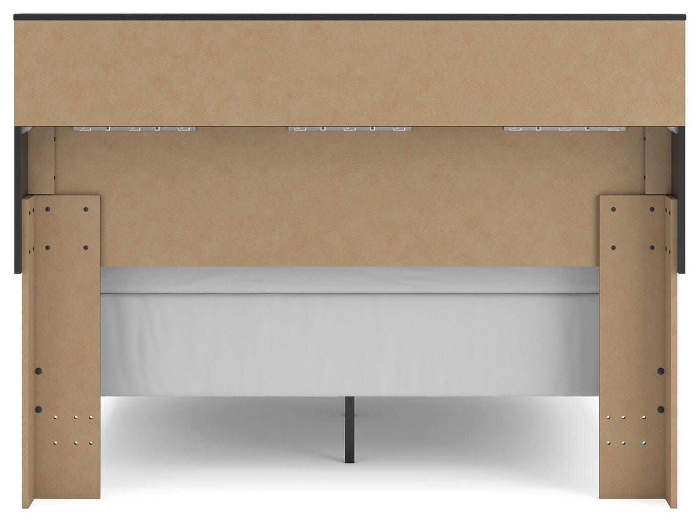 Broachmyn Queen Bookcase Bed, Dresser and Mirror — Unlit Signature Design by Ashley® Bedroom