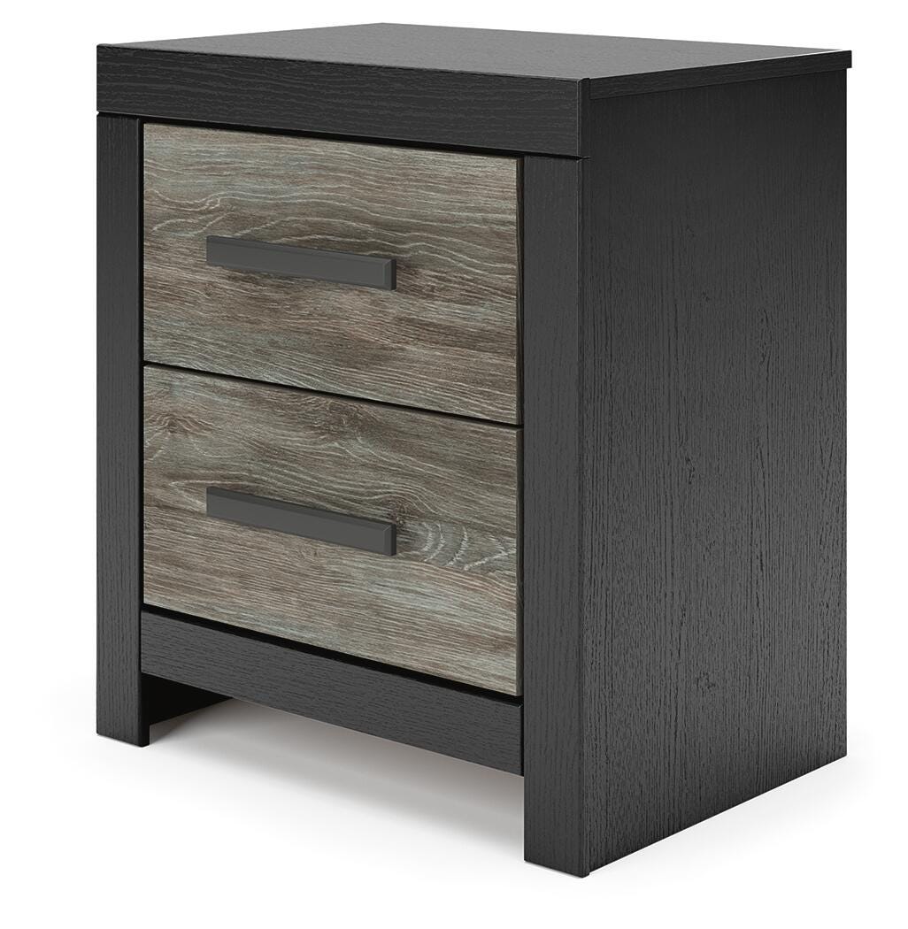 Broachmyn Queen Bookcase Panel Bed, Dresser, Mirror and Nightstand