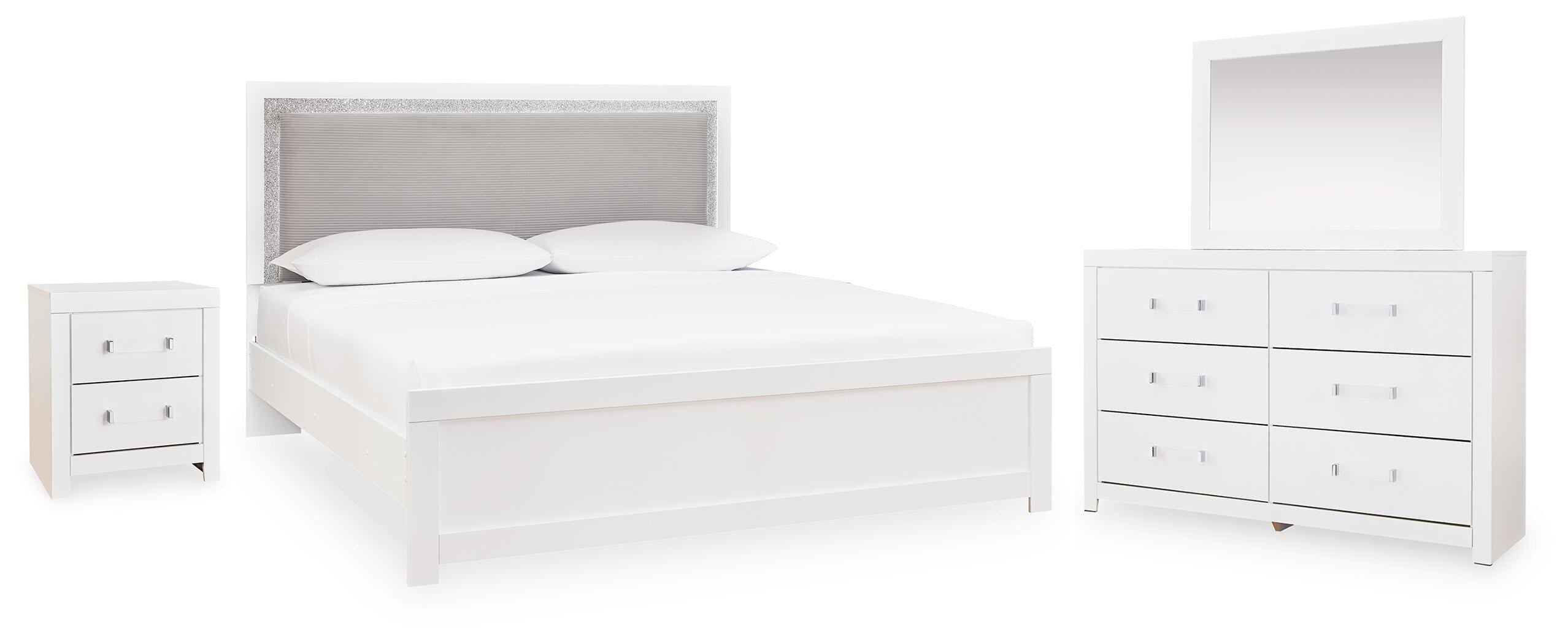 Maeling Queen Bed 4-Piece Set with Mirror and Nightstand (1119) Signature Design by Ashley® Bedroom