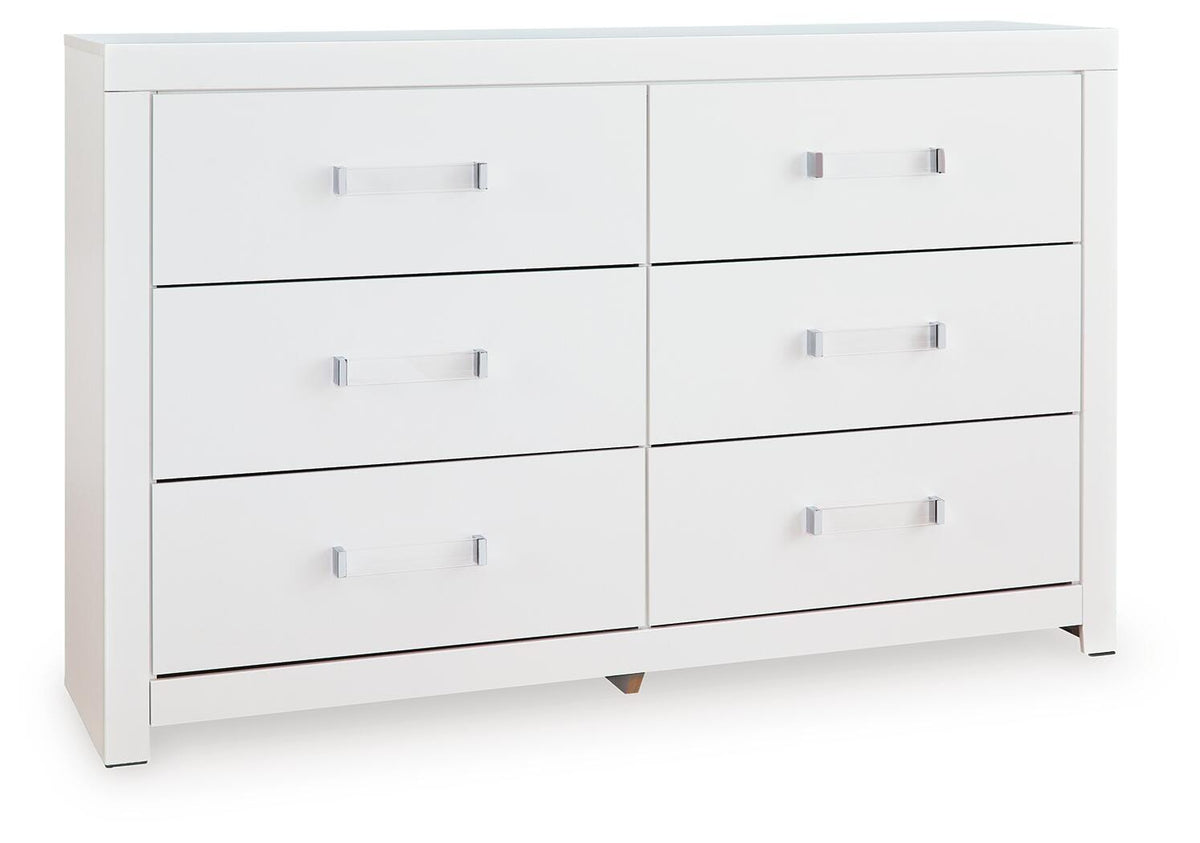 Maeling Queen Upholstered Bed, Dresser and Nightstand (1119) Signature Design by Ashley® Bedroom