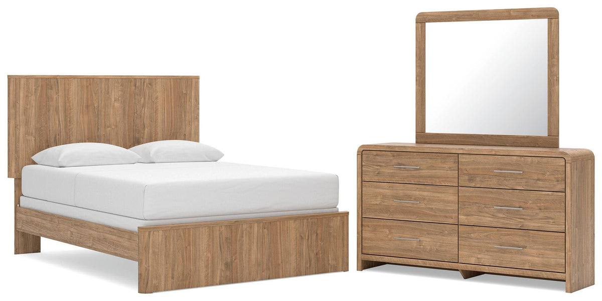 Gramburg Queen Panel Bed, Dresser and Mirror — 3-Piece Set Signature Design by Ashley® Bedroom