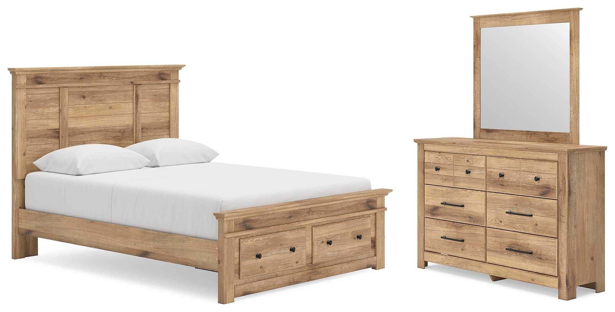 Makidern Queen Storage Bed, Dresser and Mirror (1170 Program) Signature Design by Ashley® Bedroom