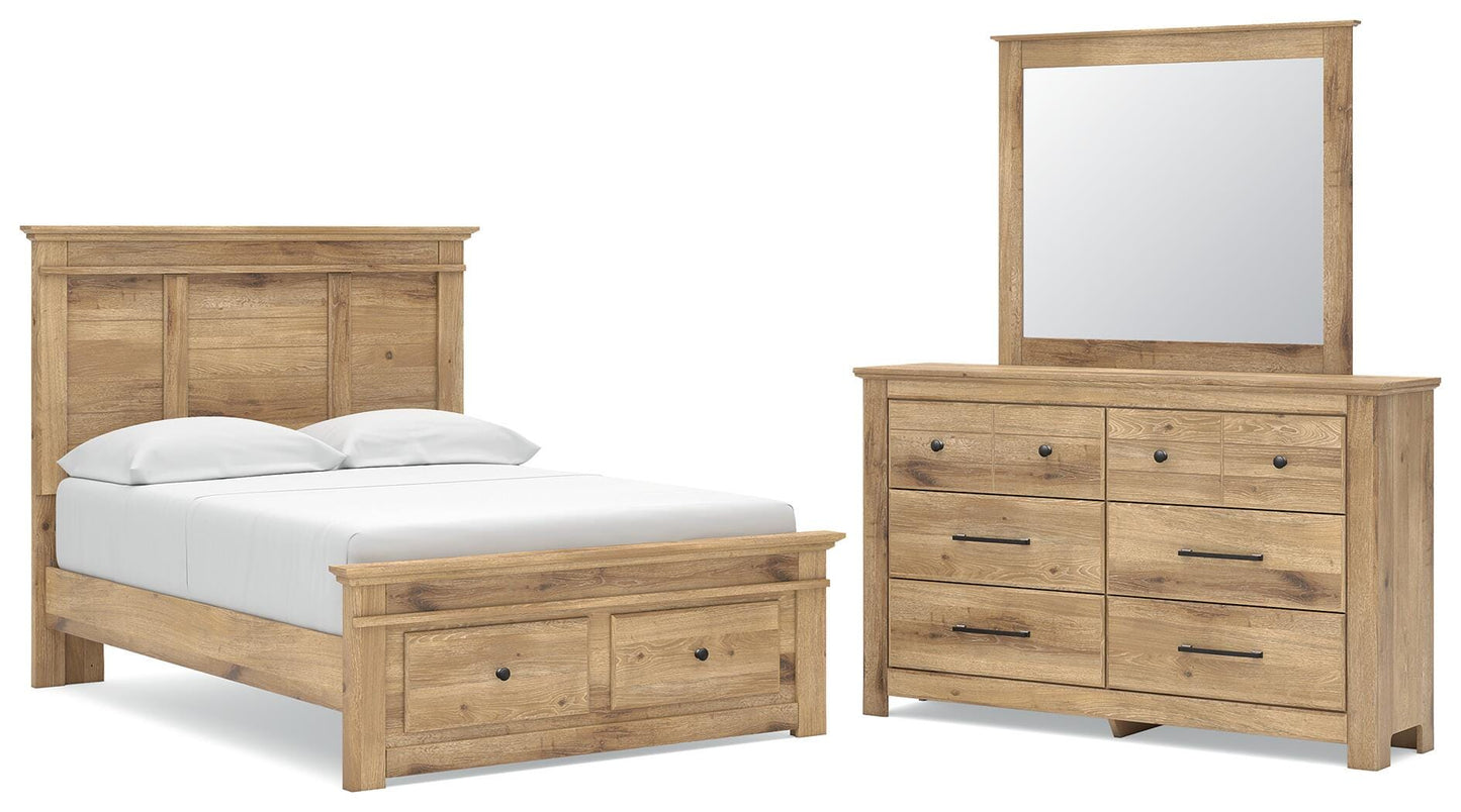 Makidern Full Panel Storage Bed, Dresser and Mirror Signature Design by Ashley® Bedroom
