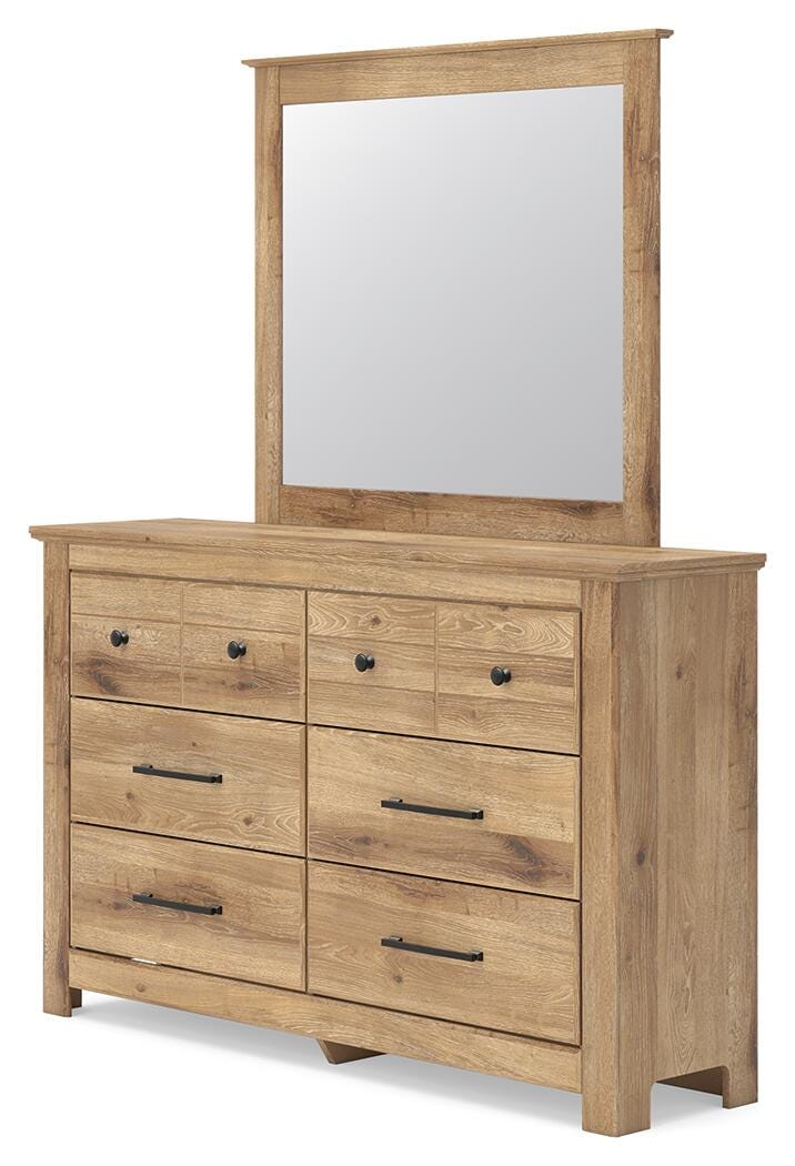 Makidern Twin Panel Storage Bed, Dresser and Mirror Signature Design by Ashley® Bedroom