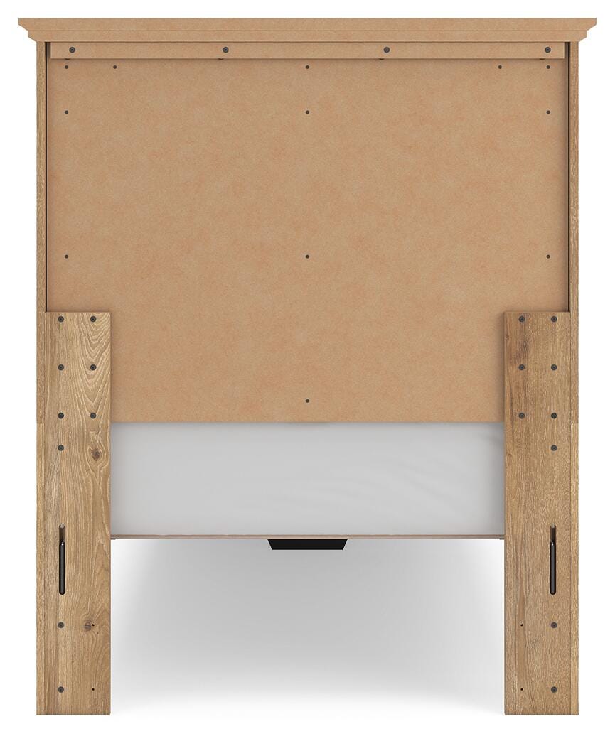 Makidern Twin Panel Storage Bed, Dresser and Mirror Signature Design by Ashley® Bedroom