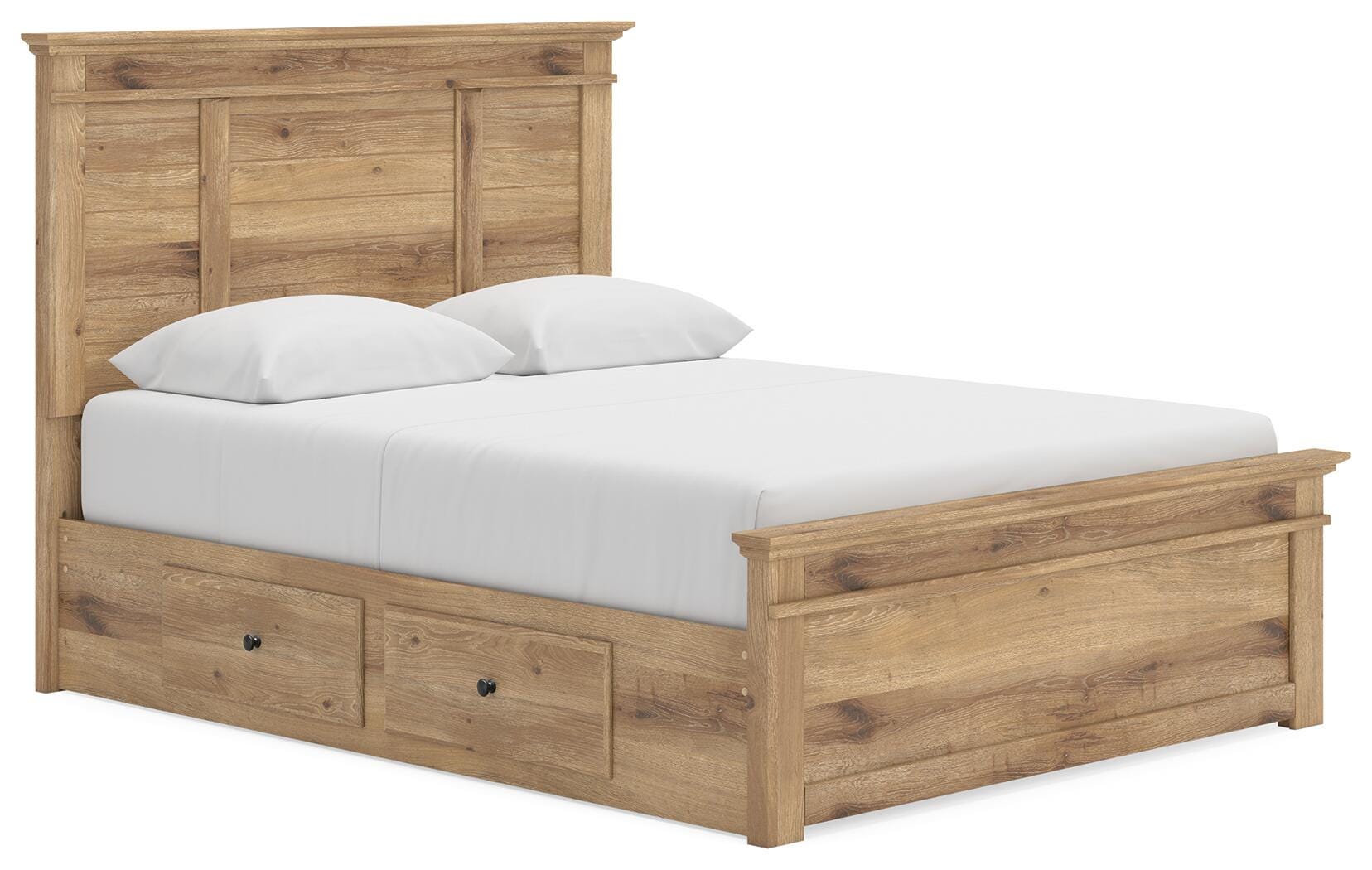Makidern Queen Bed with Underbed Storage, Dresser and Mirror (B7) Signature Design by Ashley® Bedroom Package