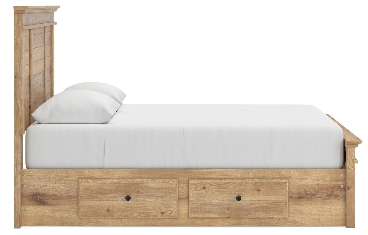 Makidern Queen Bed with Underbed Storage, Dresser and Mirror (B7) Signature Design by Ashley® Bedroom Package