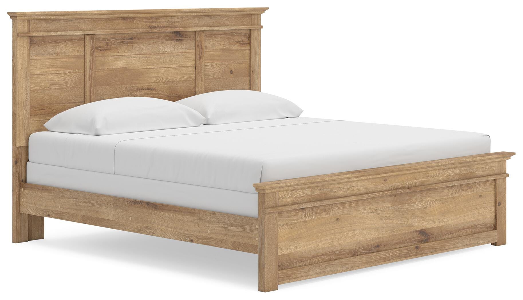 Makidern King Panel Bed, Dresser, Mirror and 2 Nightstands