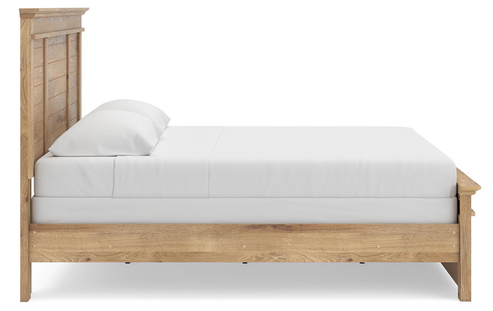 Makidern King Panel Bed, Dresser, Mirror and 2 Nightstands