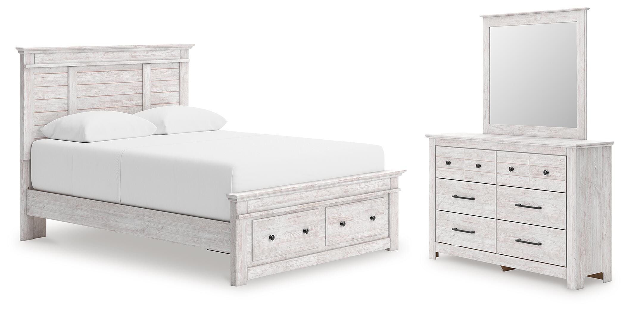 Makidern Queen Storage Bed, Dresser and Mirror (1171 Program) Signature Design by Ashley® Bedroom