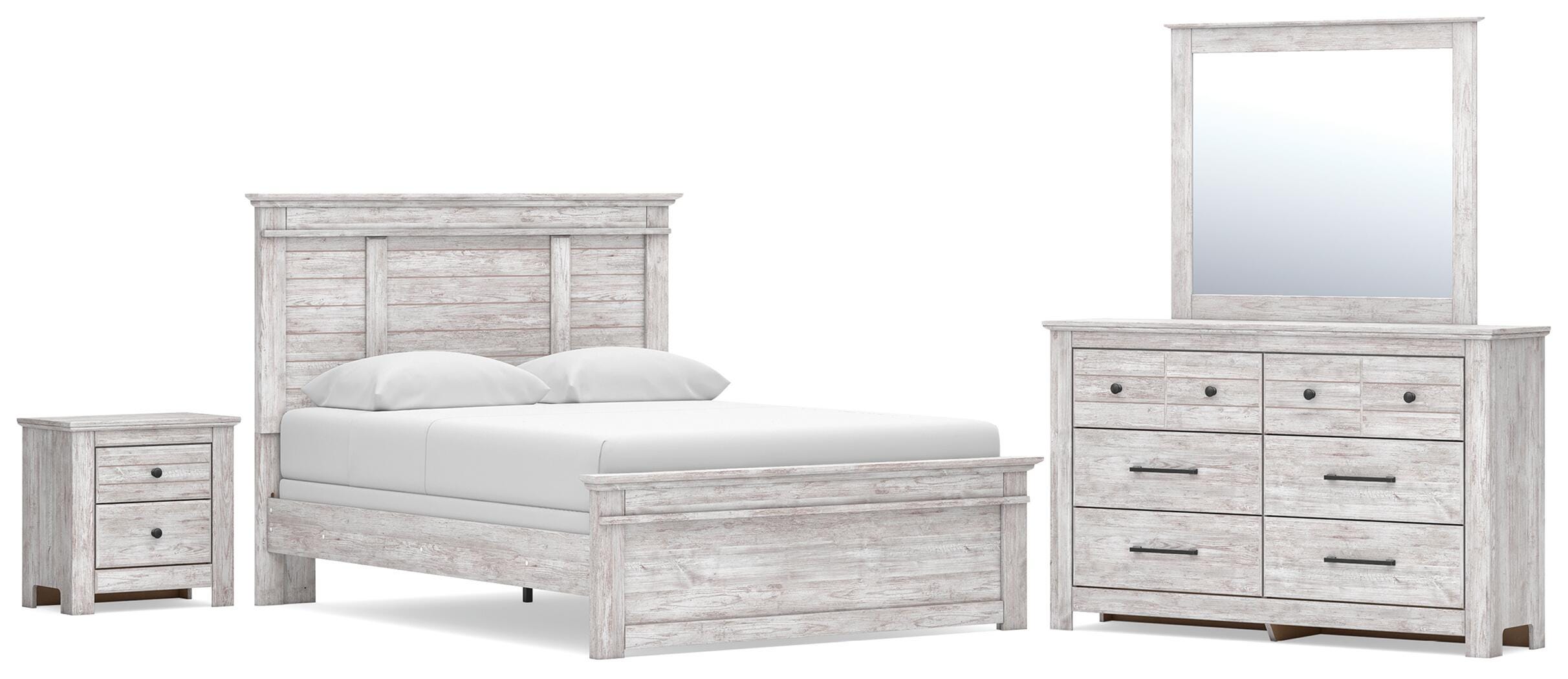Makidern Queen Panel Bed, Dresser, Mirror and Nightstand (1171) Signature Design by Ashley® Bedroom