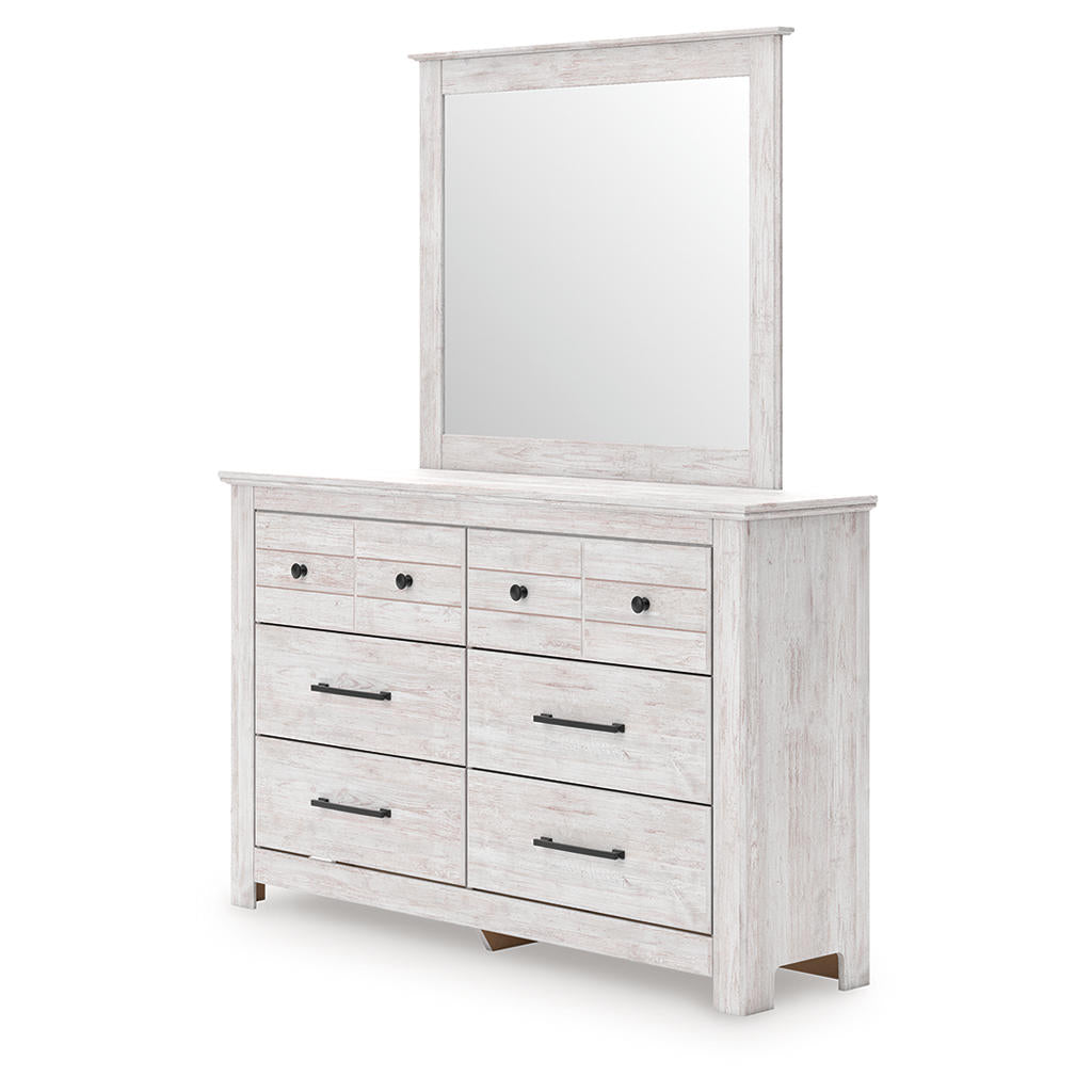 Makidern Queen Panel Bed with Storage, Dresser and Mirror Signature Design by Ashley® Uncategorized