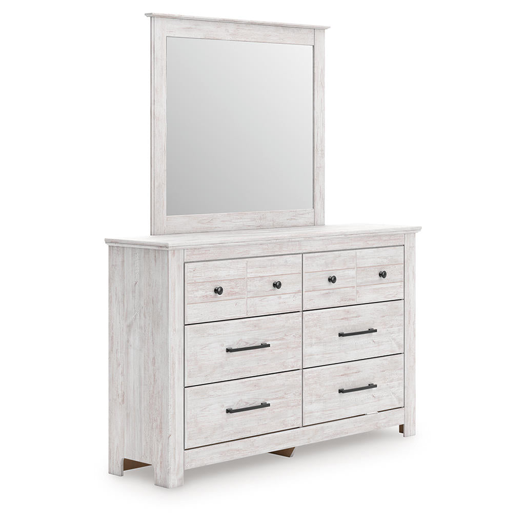 Makidern Queen Panel Bed with Storage, Dresser and Mirror Signature Design by Ashley® Uncategorized