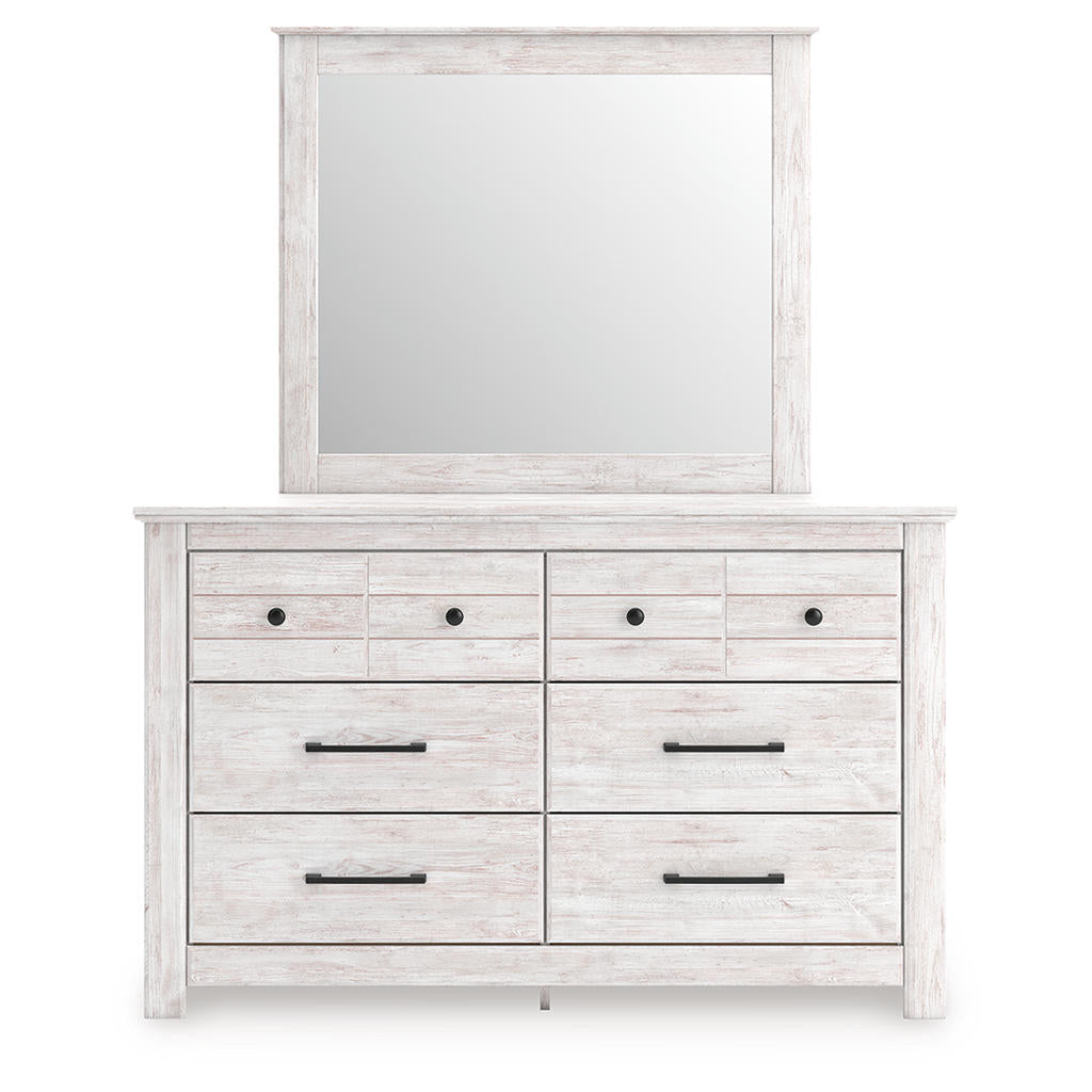 Makidern Queen Panel Bed with Storage, Dresser and Mirror Signature Design by Ashley® Uncategorized