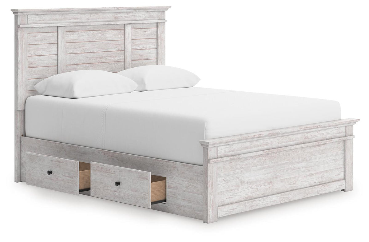 Makidern Queen Bed with 2 Underbed Units, Dresser, Mirror (1171) Signature Design by Ashley® Bedroom Package