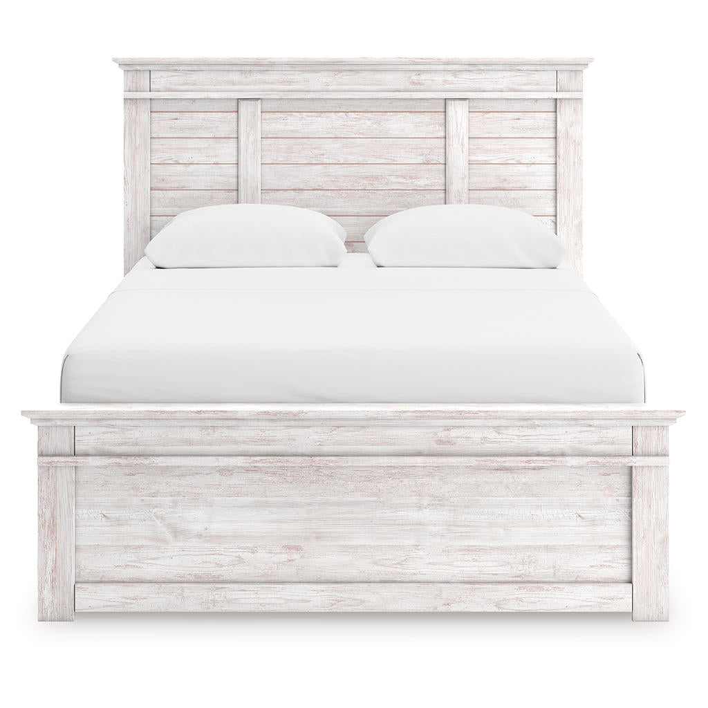 Makidern Queen Panel Bed with Storage, Dresser and Mirror Signature Design by Ashley® Uncategorized