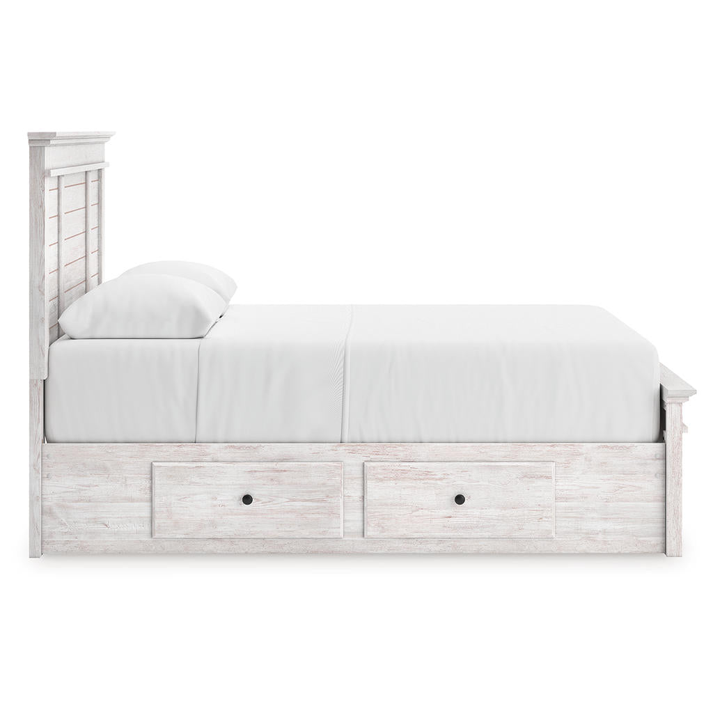 Makidern Queen Panel Bed with Storage, Dresser and Mirror Signature Design by Ashley® Uncategorized