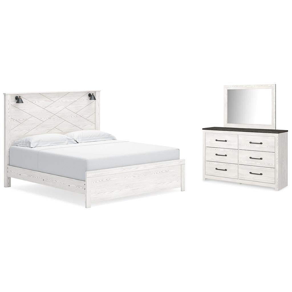 Gerridan King Panel Bed, Dresser and Mirror Signature Design by Ashley® Uncategorized