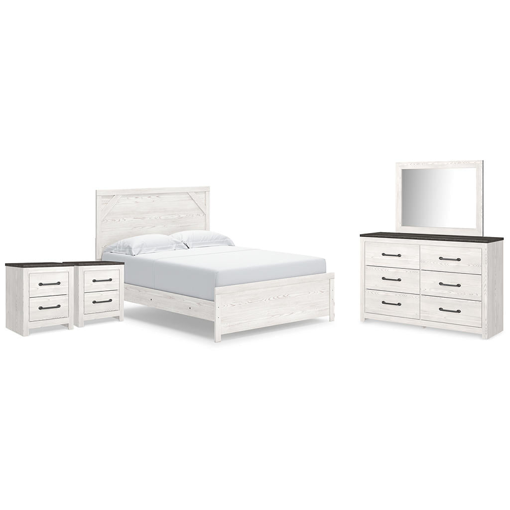 Gerridan Queen Panel Bed, Dresser, Mirror and 2 Nightstands Signature Design by Ashley® Uncategorized