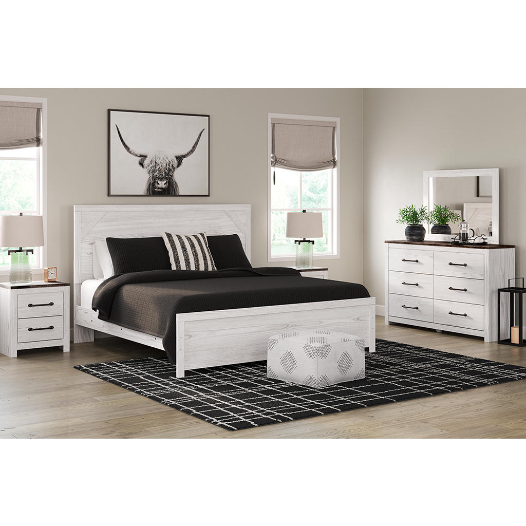 Gerridan King Panel Bed, Dresser, Mirror and 2 Nightstands Signature Design by Ashley® Uncategorized