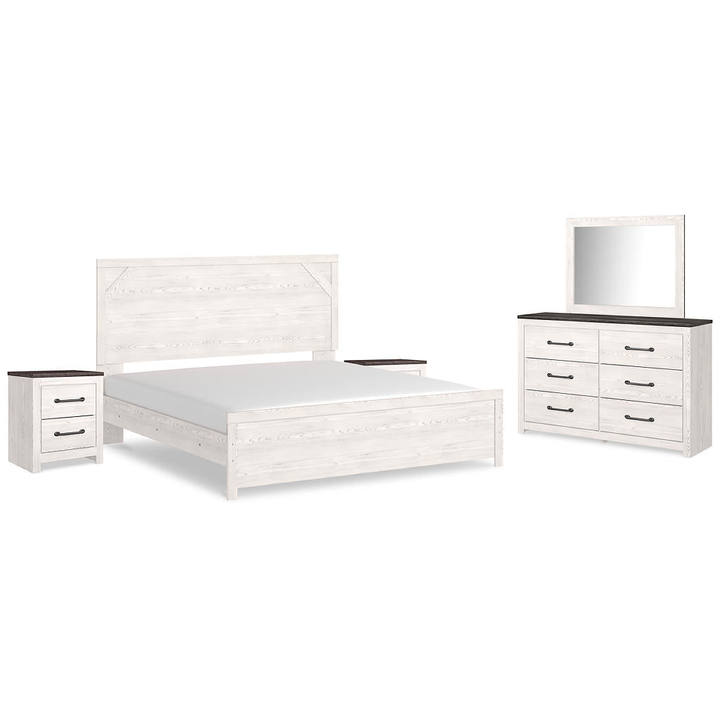 Gerridan King Panel Bed, Dresser, Mirror and 2 Nightstands Signature Design by Ashley® Uncategorized