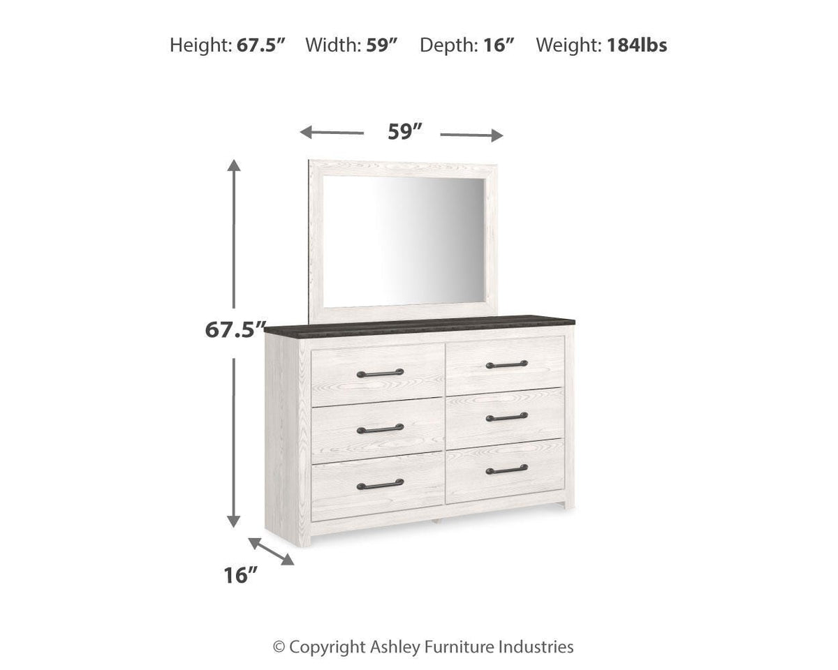 Gerridan Dresser, Mirror, Chest and Nightstand — 4-Piece Set Signature Design by Ashley® Bedroom