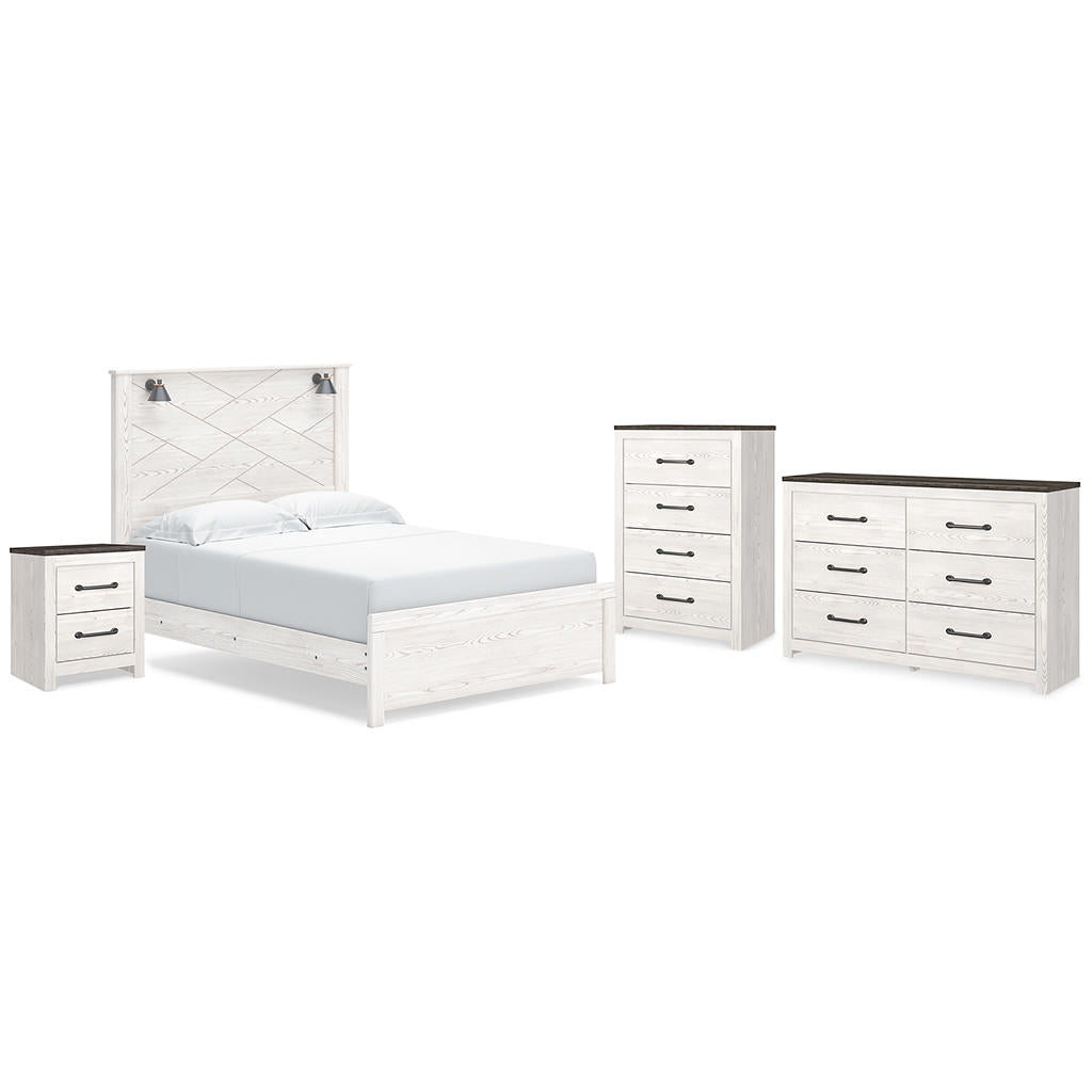 Gerridan Queen Panel Bed, Dresser, Chest and Nightstand Signature Design by Ashley® Uncategorized