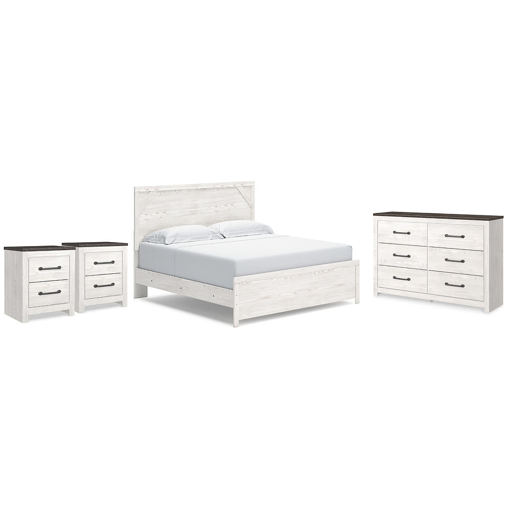 Gerridan King Panel Bed, Dresser and 2 Nightstands Signature Design by Ashley® Uncategorized
