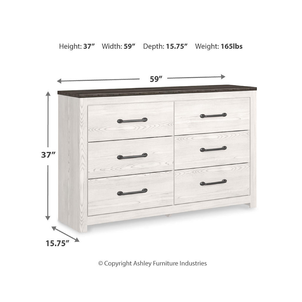Gerridan King Panel Bed, Dresser, Chest and 2 Nightstands Signature Design by Ashley® Uncategorized