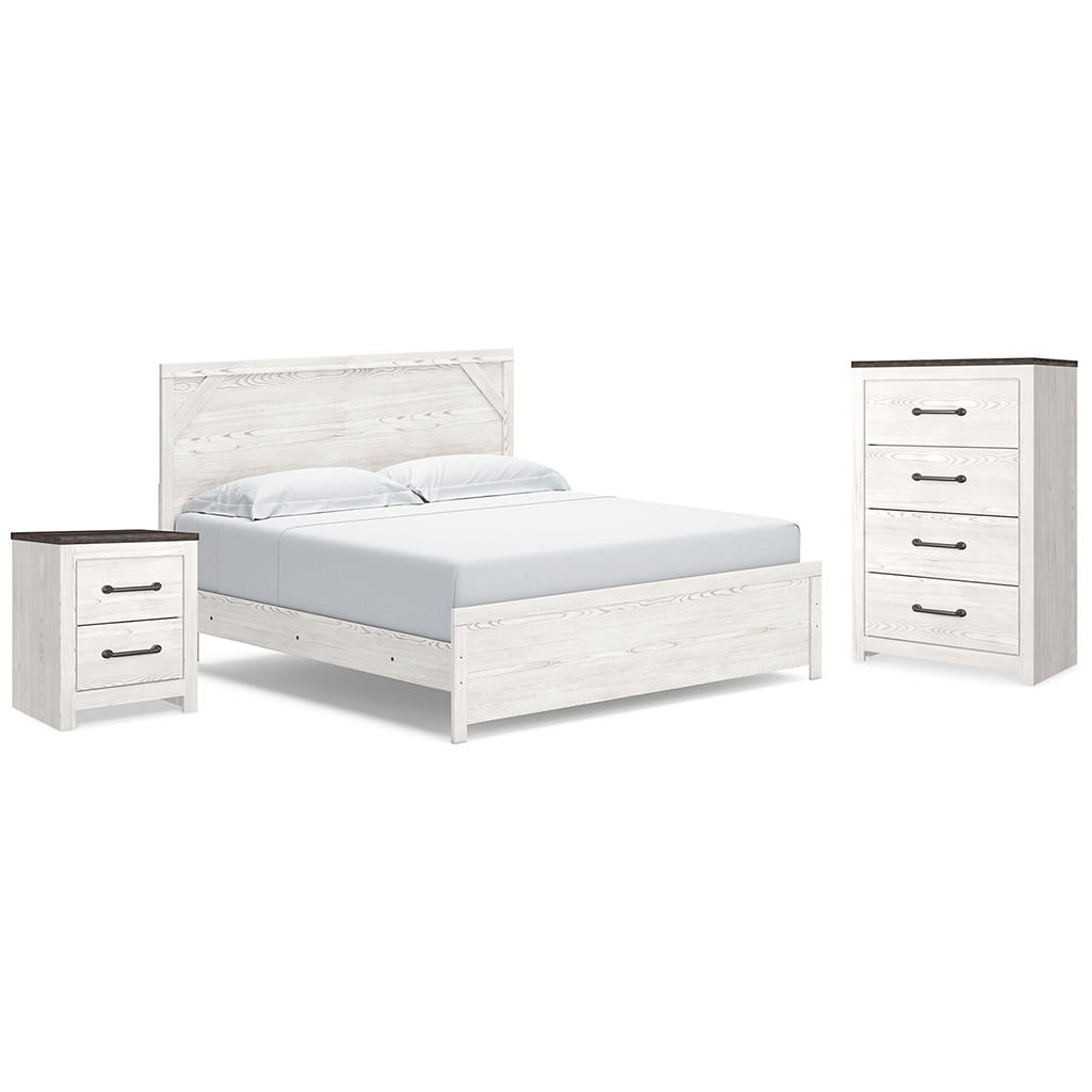 Gerridan King Panel Bed, Chest and Nightstand Signature Design by Ashley® Uncategorized