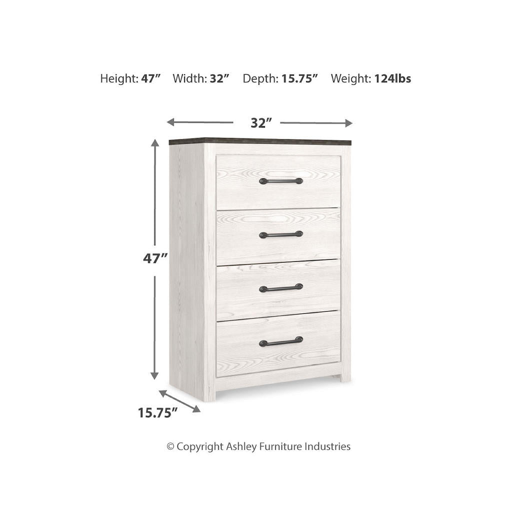 Gerridan King Panel Bed, Chest and 2 Nightstands Signature Design by Ashley® Uncategorized