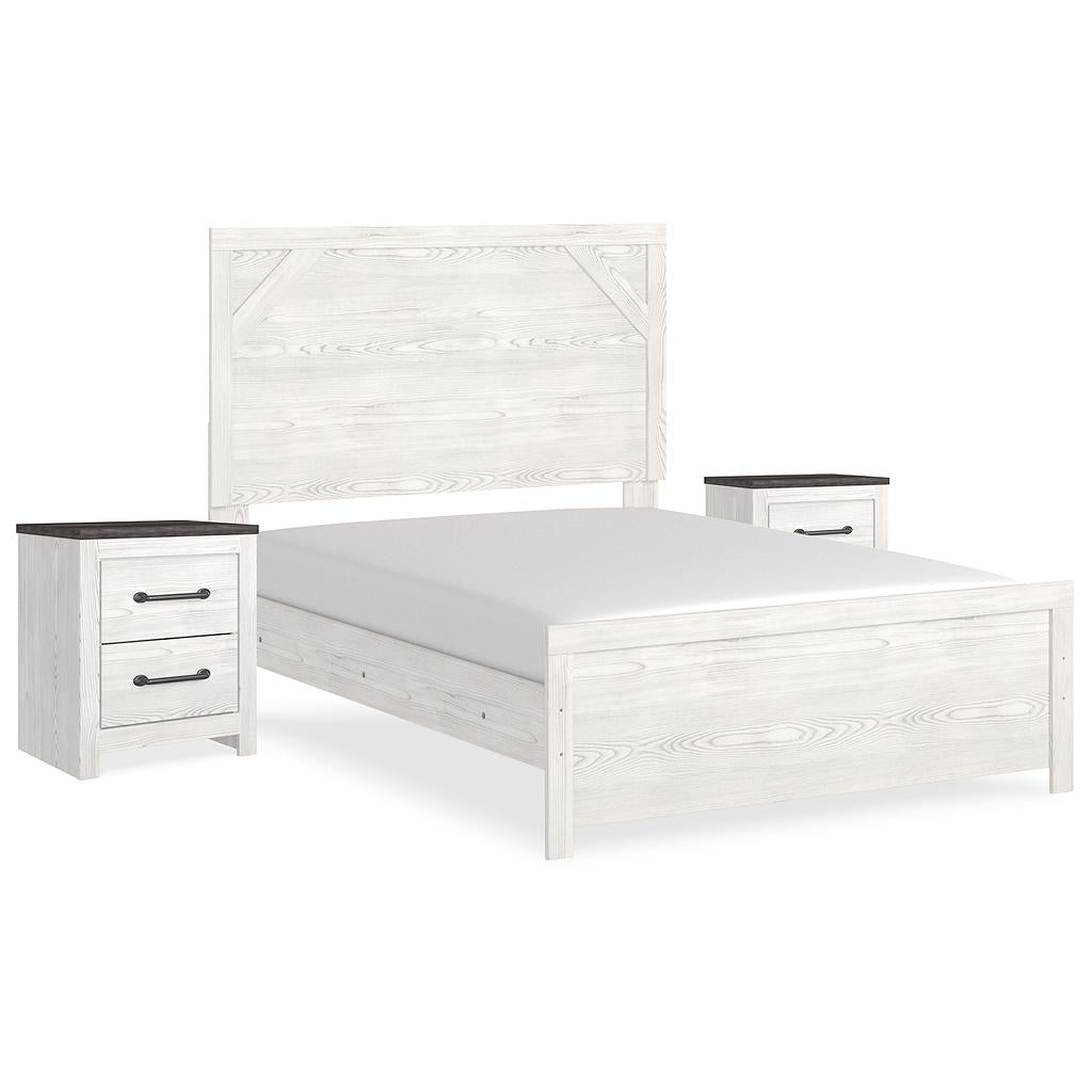 Gerridan Full Panel Bed and 2 Nightstands Signature Design by Ashley® Uncategorized